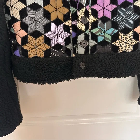 Sea New York Black Sherpa Puffer Jacket - Picture 7 of 13